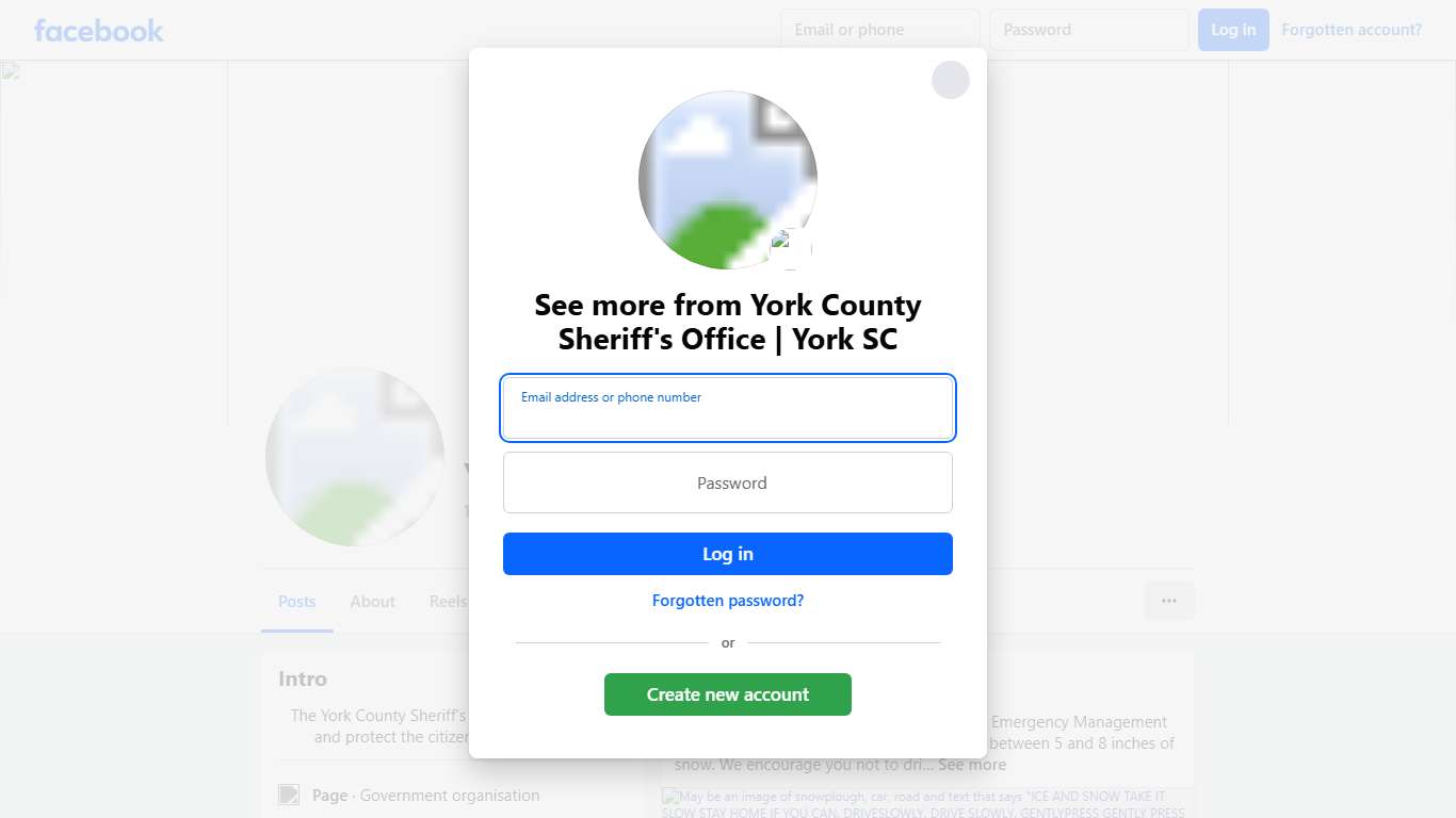 York County Sheriff's Office York SC Facebook